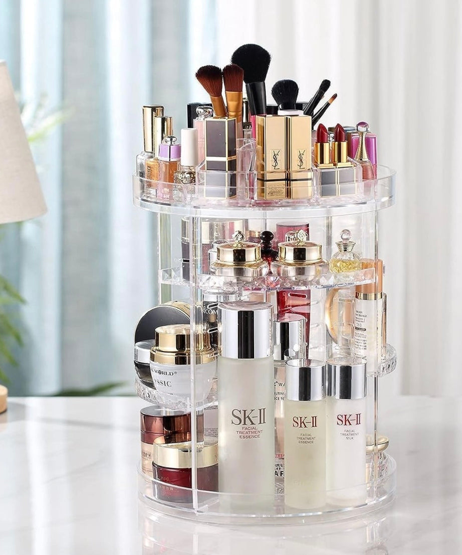 ROTATING COSMETICS ORGANIZER