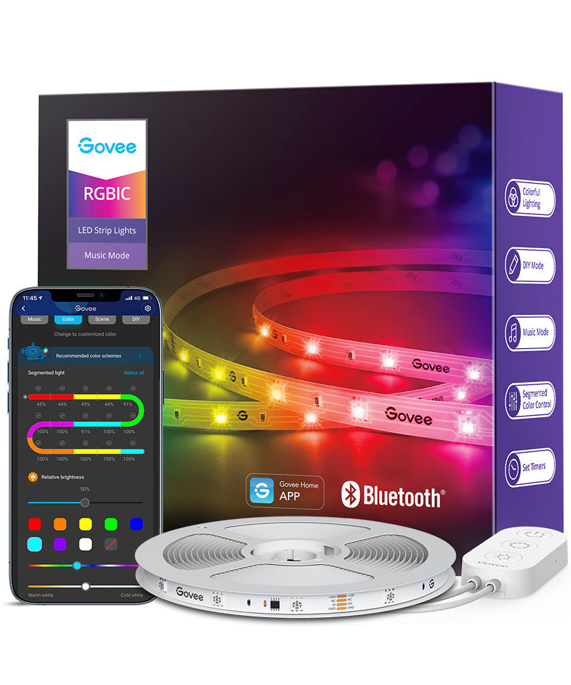 LED Strip Lights with Bluetooth & APP