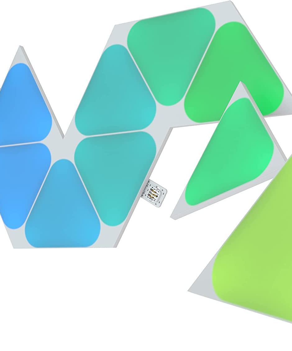 Shapes Mini Triangles Expansion Pack - 10 Additional Mini Light Panels